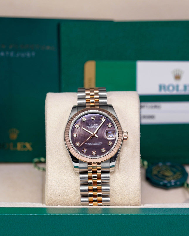 Harga Rolex Datejust 31 Dark MOP Diamond Indonesia