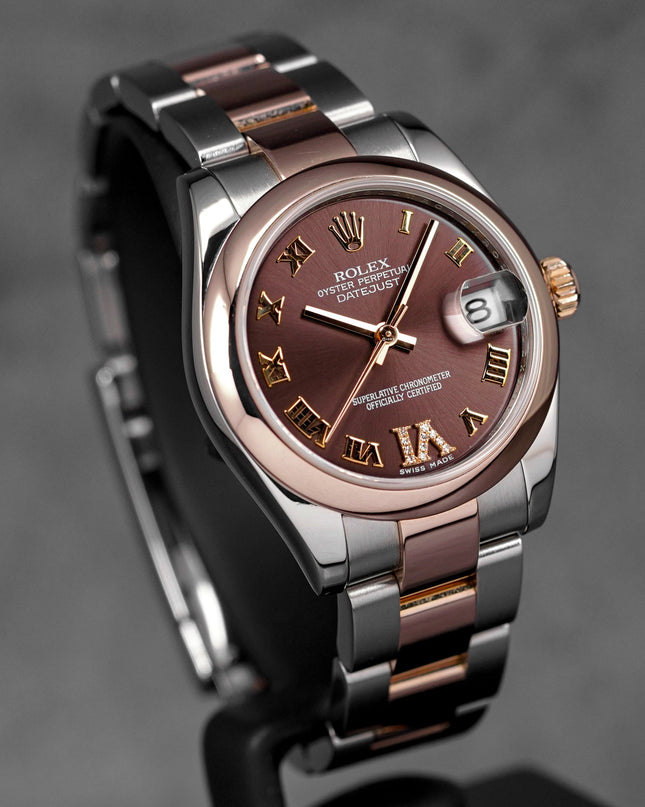 Harga Rolex Datejust 31 Rosegold Choco Indonesia
