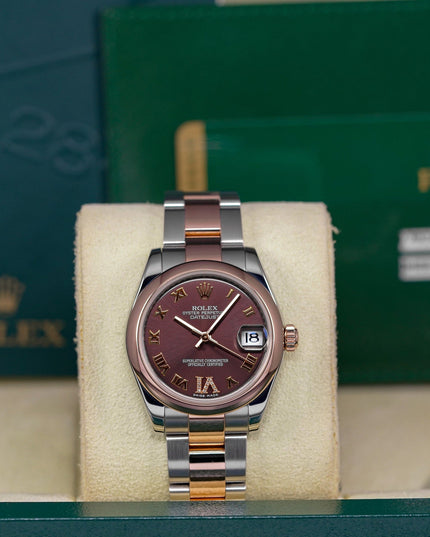 Harga Rolex Datejust 31 Rosegold Choco Indonesia