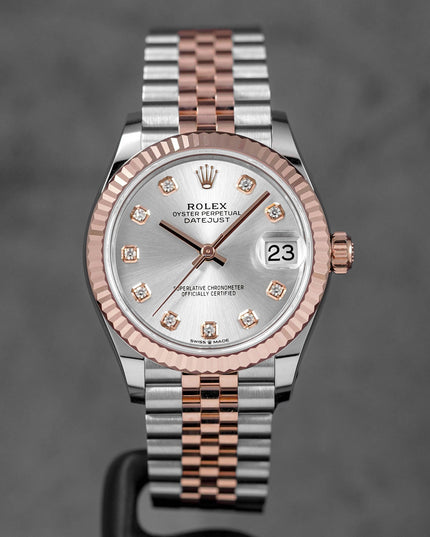 Harga Rolex Datejust 31 Rosegold Silver Diamond Indonesia