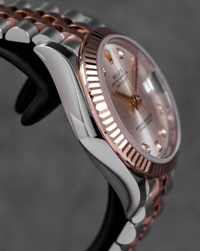Harga Rolex Datejust 31 Rosegold Silver Diamond Indonesia