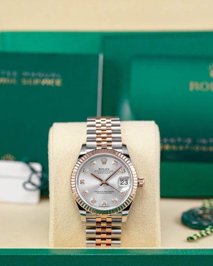 Harga Rolex Datejust 31 Rosegold Silver Diamond Indonesia