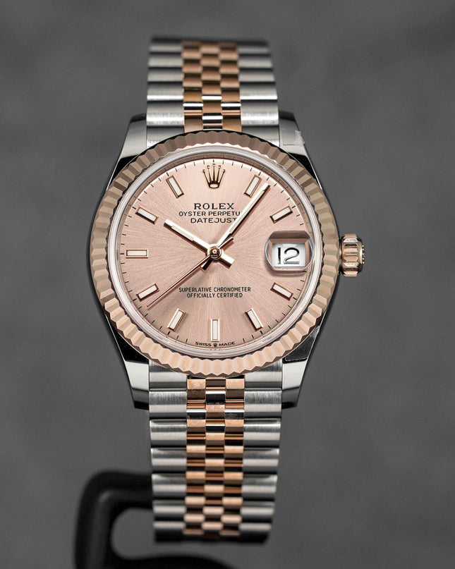 Harga Rolex Datejust 31 Twotone Rosegold Salmon Indonesia