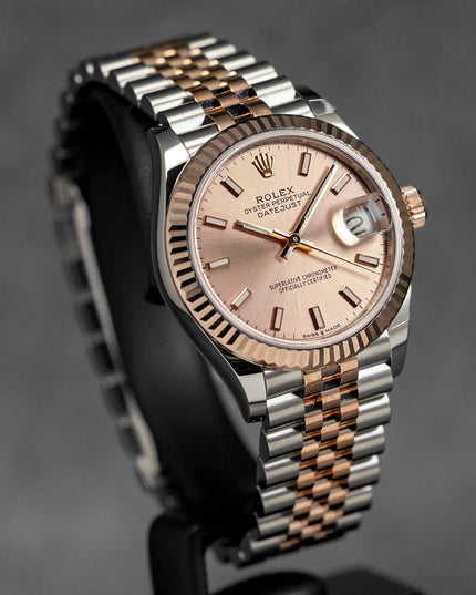 Harga Rolex Datejust 31 Twotone Rosegold Salmon Indonesia