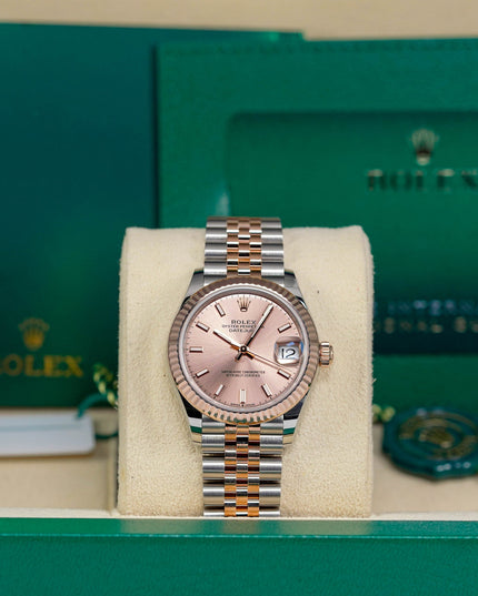 Harga Rolex Datejust 31 Twotone Rosegold Salmon Indonesia