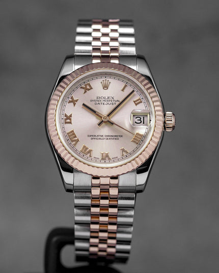 Harga Rolex Datejust 31 Twotone Salmon Roman Indonesia