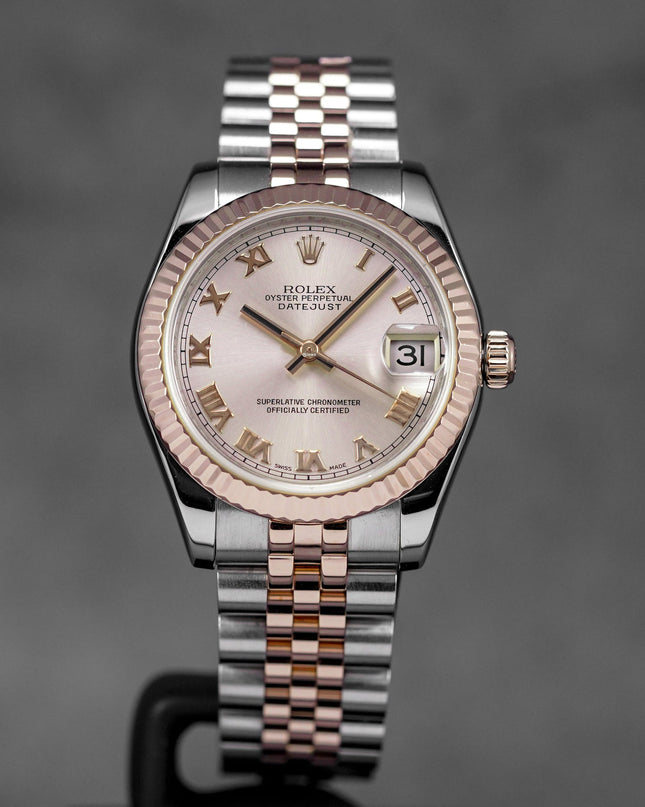 Harga Rolex Datejust 31 Twotone Salmon Roman Indonesia