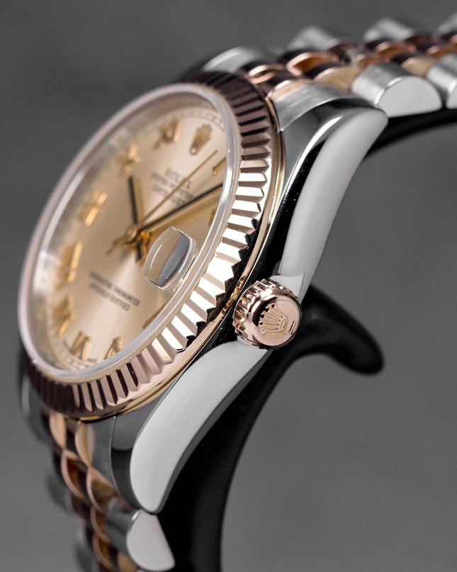 Harga Rolex Datejust 31 Twotone Salmon Roman Indonesia