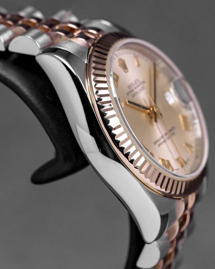Harga Rolex Datejust 31 Twotone Salmon Roman Indonesia