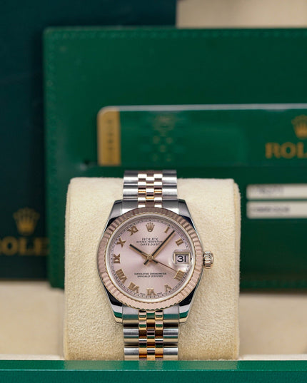 Harga Rolex Datejust 31 Twotone Salmon Roman Indonesia