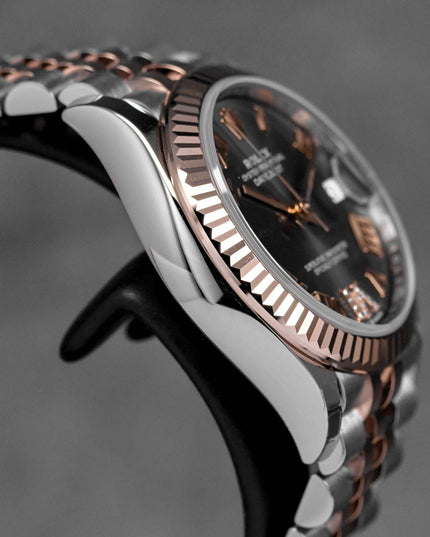 Harga Rolex Datejust 31mm Rosegold Rhodium Indonesia