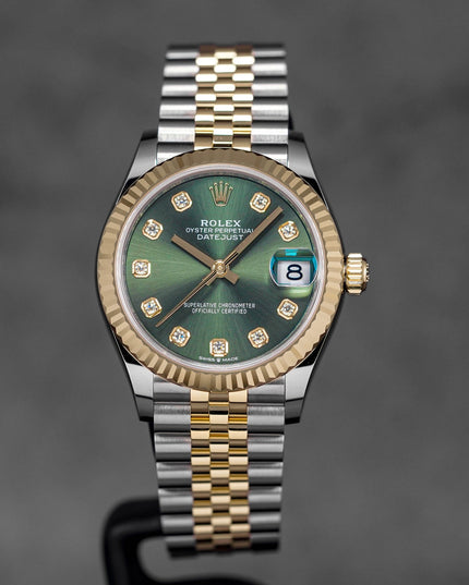 Harga Rolex Datejust 31mm Twotone Olive Green donesia Terbaru
