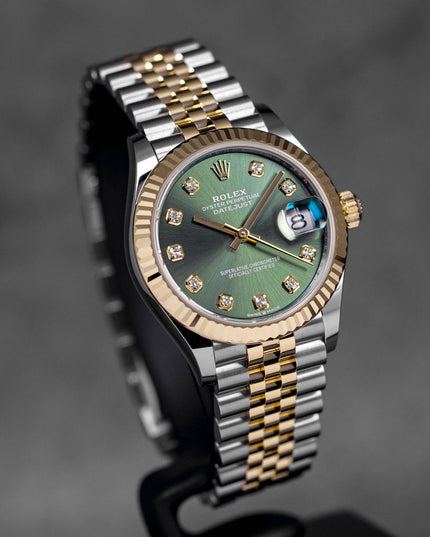 Harga Rolex Datejust 31mm Twotone Olive Green donesia Terbaru