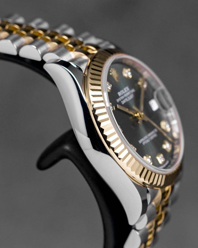 Harga Rolex Datejust 31mm Twotone Olive Green donesia Terbaru