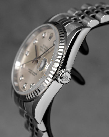 Harga Rolex Datejust 36 16234 Silver Diamond Indonesia