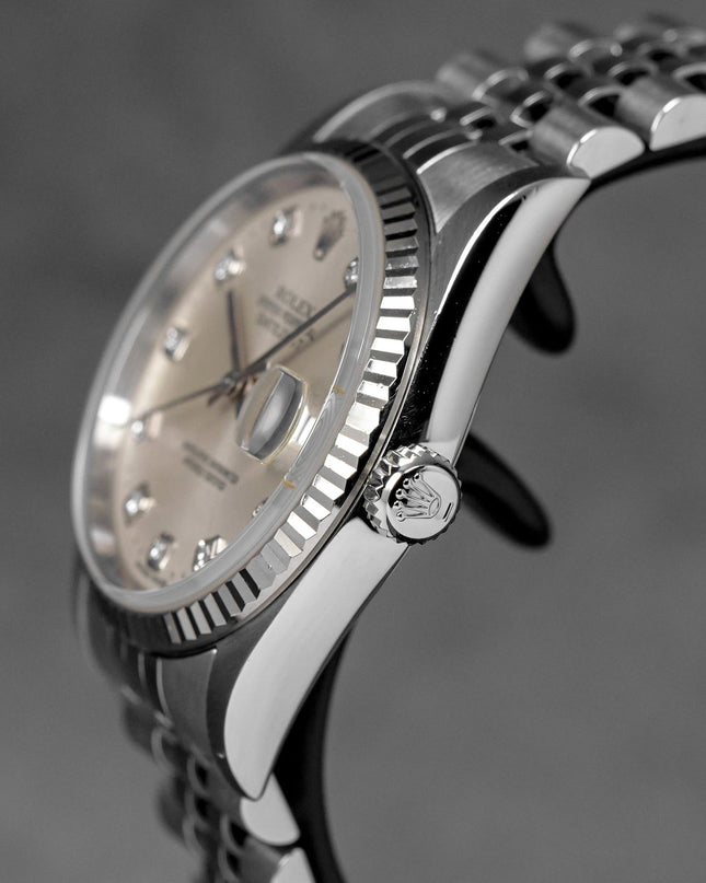 Harga Rolex Datejust 36 16234 Silver Diamond Indonesia