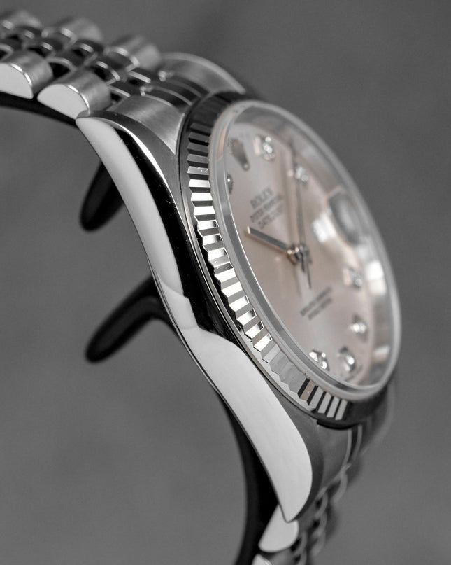 Harga Rolex Datejust 36 16234 Silver Diamond Indonesia