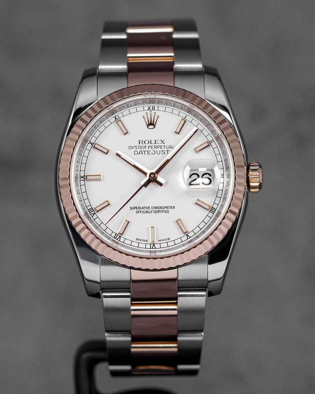 Harga Rolex Datejust 36 Rosegold White Indonesia