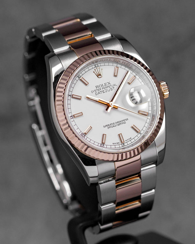 Harga Rolex Datejust 36 Rosegold White Indonesia