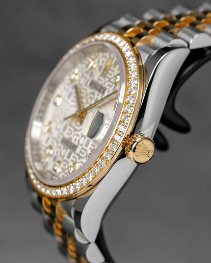 Harga Rolex Datejust 36 Silver Computerized Diamond Indonesia