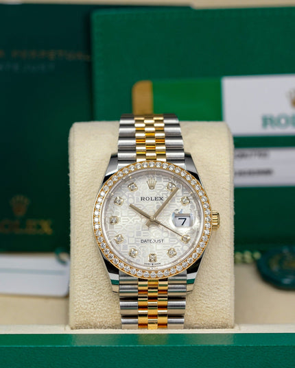 Harga Rolex Datejust 36 Silver Computerized Diamond Indonesia