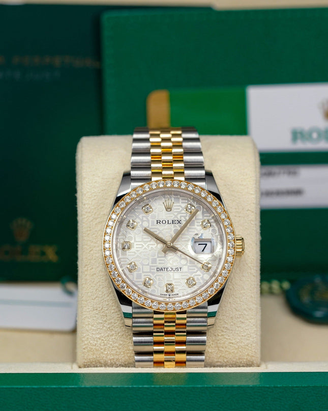 Harga Rolex Datejust 36 Silver Computerized Diamond Indonesia