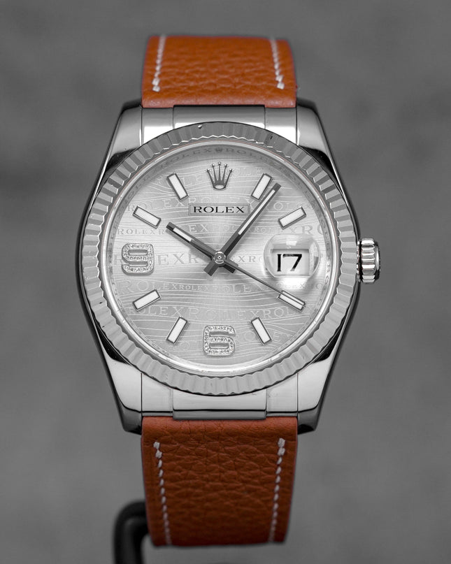 Harga Rolex Datejust 36 Silver Wave Diamond Indonesia