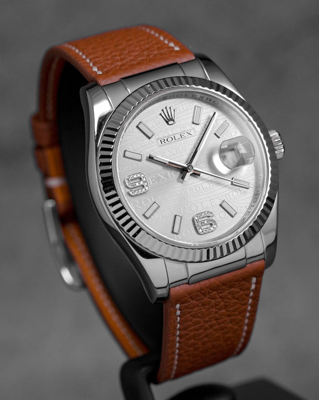 Harga Rolex Datejust 36 Silver Wave Diamond Indonesia