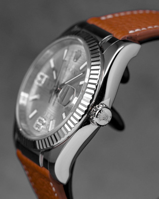 Harga Rolex Datejust 36 Silver Wave Diamond Indonesia