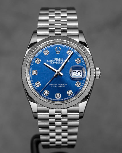 Harga Rolex Datejust 36mm Blue Diamond Indonesia Terbaru