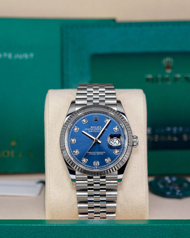 Harga Rolex Datejust 36mm Blue Diamond Indonesia Terbaru