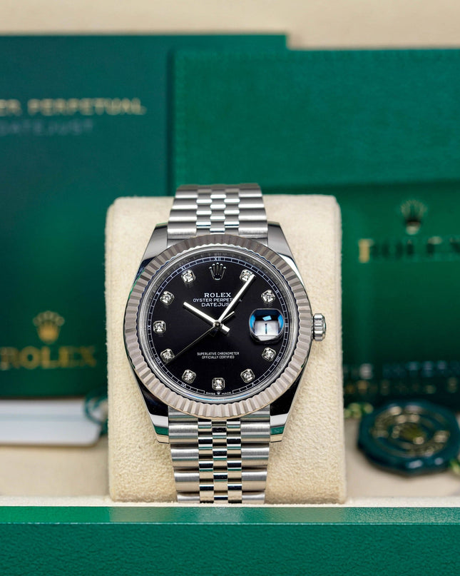 Harga Rolex Datejust 41 Black Diamond Indonesia