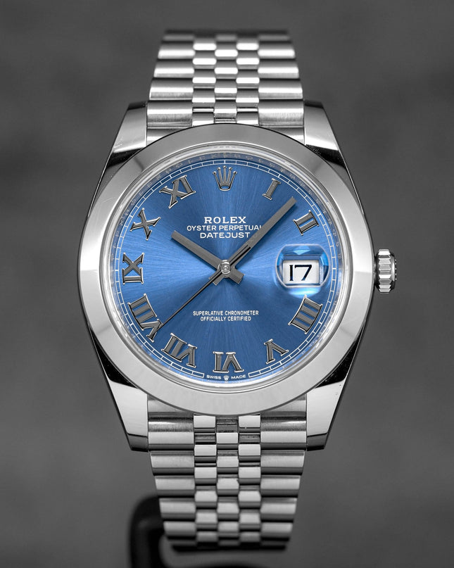 Harga Rolex Datejust 41 Blue Azzurro Indonesia