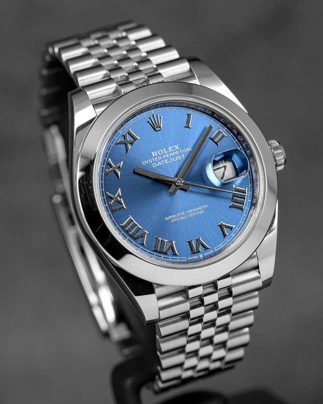 Harga Rolex Datejust 41 Blue Azzurro Indonesia