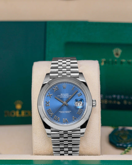 Harga Rolex Datejust 41 Blue Azzurro Indonesia