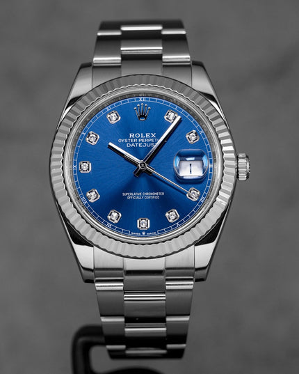 Harga Rolex Datejust 41 Blue Diamond Indonesia