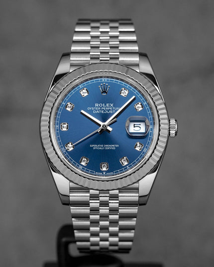 Harga Rolex Datejust 41 Blue Diamond Indonesia