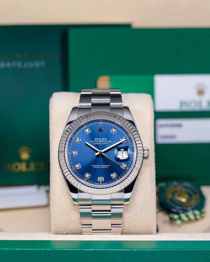 Harga Rolex Datejust 41 Blue Diamond Indonesia