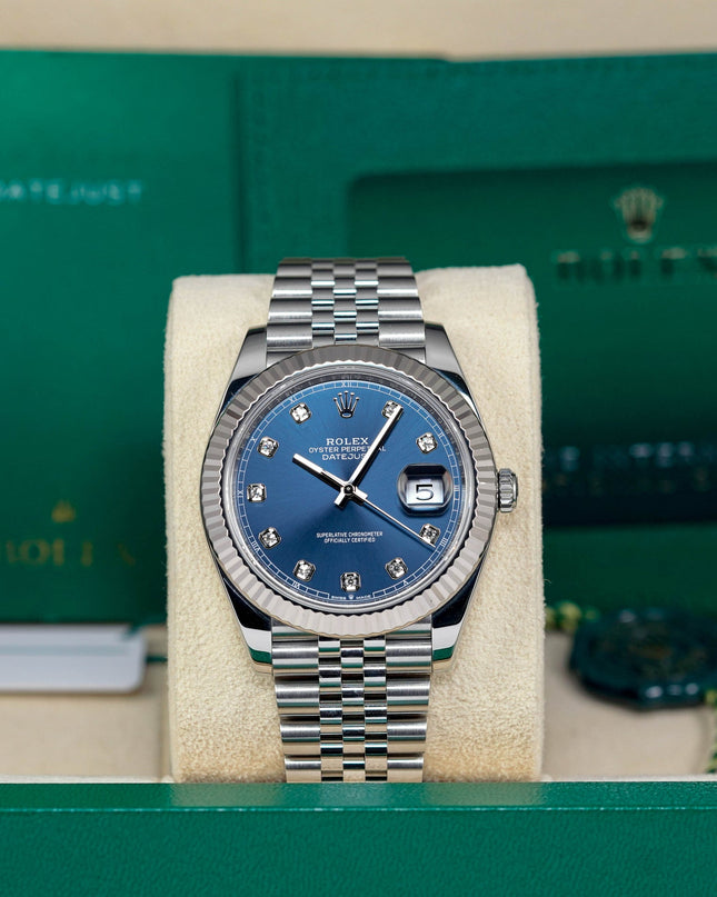 Harga Rolex Datejust 41 Blue Diamond Indonesia