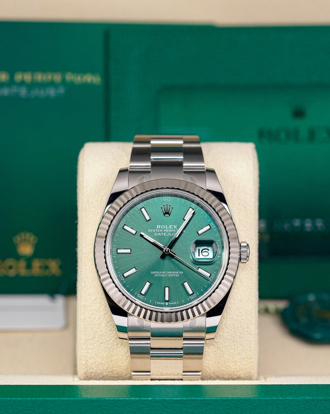 Harga Rolex Datejust 41 Mint Green Indonesia