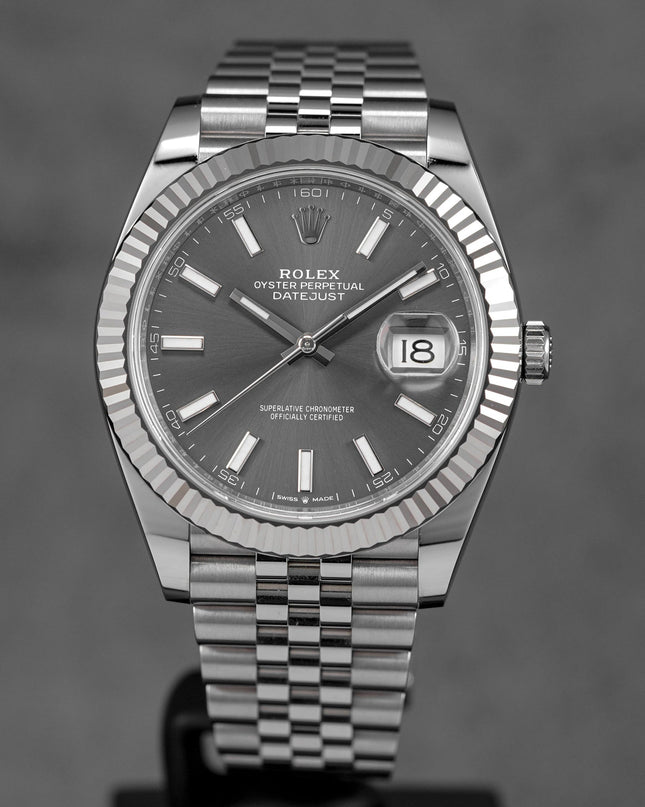 Harga Rolex Datejust 41 Rhodium Indonesia