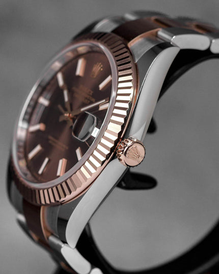 Harga Rolex Datejust 41 Twotone Rosegold Choco Indonesia