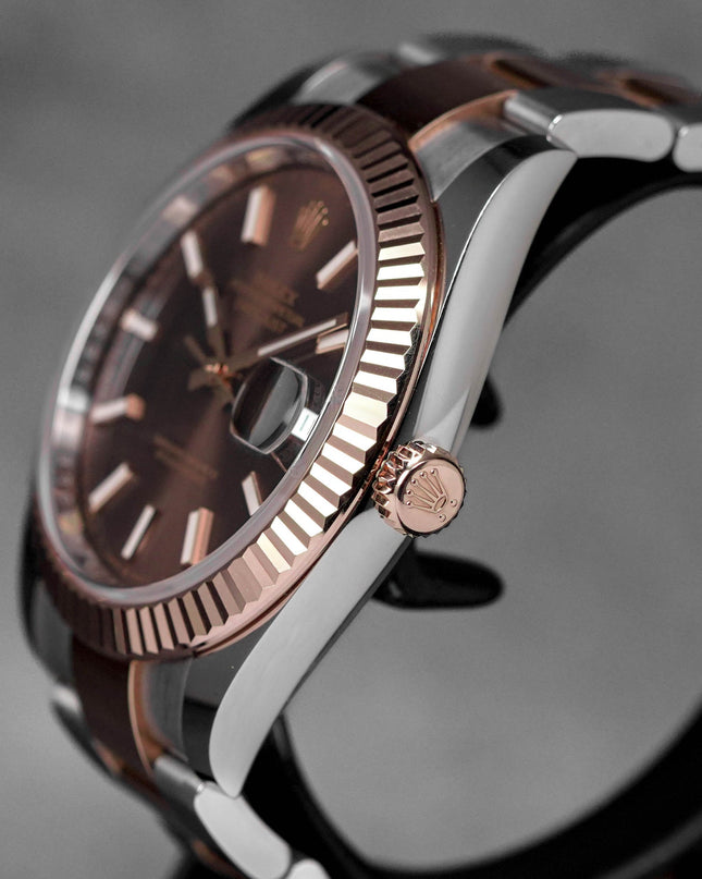 Harga Rolex Datejust 41 Twotone Rosegold Choco Indonesia