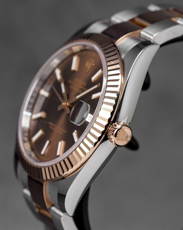 Harga Rolex Datejust 41 Twotone Rosegold Choco Indonesia