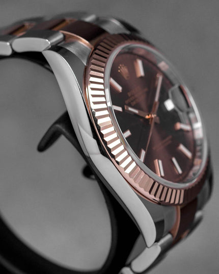 Harga Rolex Datejust 41 Twotone Rosegold Choco Indonesia