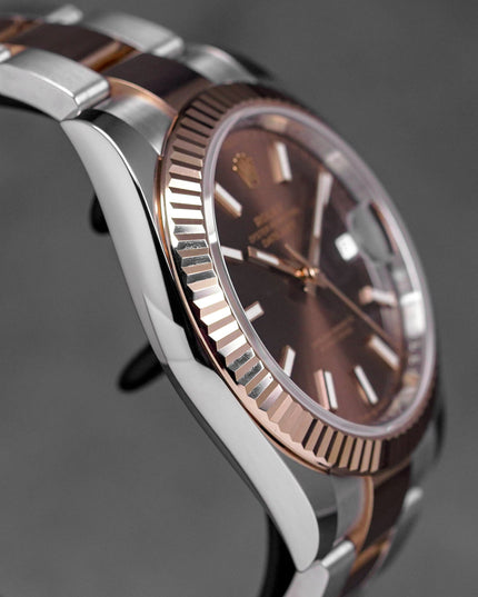 Harga Rolex Datejust 41 Twotone Rosegold Choco Indonesia