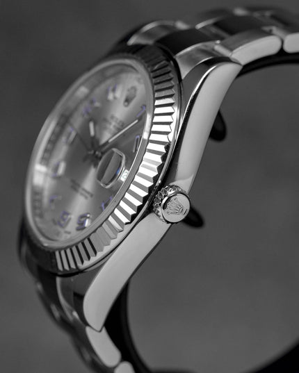 Harga Rolex Datejust II Silver Arabic