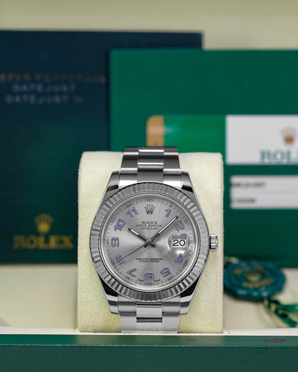Harga Rolex Datejust II Silver Arabic