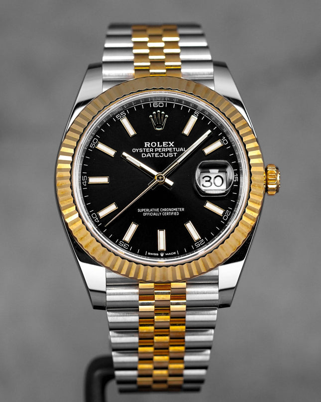 Harga Rolex Datejust Twotone Black Indonesia