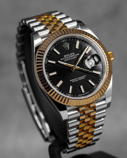 Harga Rolex Datejust Twotone Black Indonesia